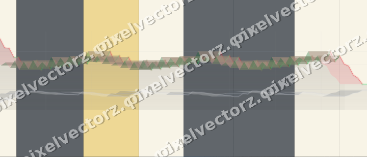 Glowing neon chart background in blue and amber