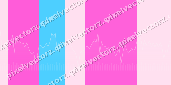 Glowing neon chart background in magenta and purple