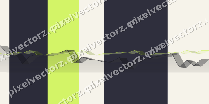 Glowing neon chart background in purple and lime