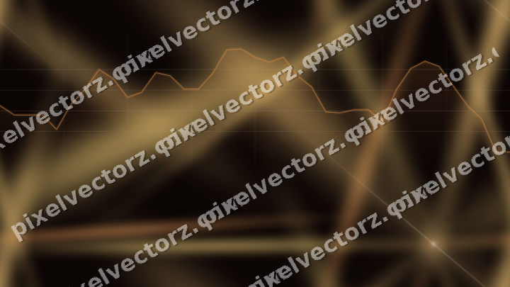 Nahtloser Neon Diagramm Hintergrund in Orange und Bernstein