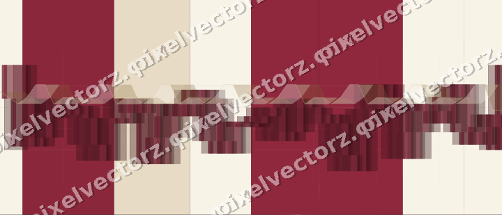 Glowing neon chart background in pink and red