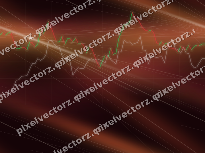 Nahtloser Neon Diagramm Hintergrund in Orange und Bernstein