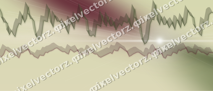 Soft pastel chart background in dark lime and dark pink