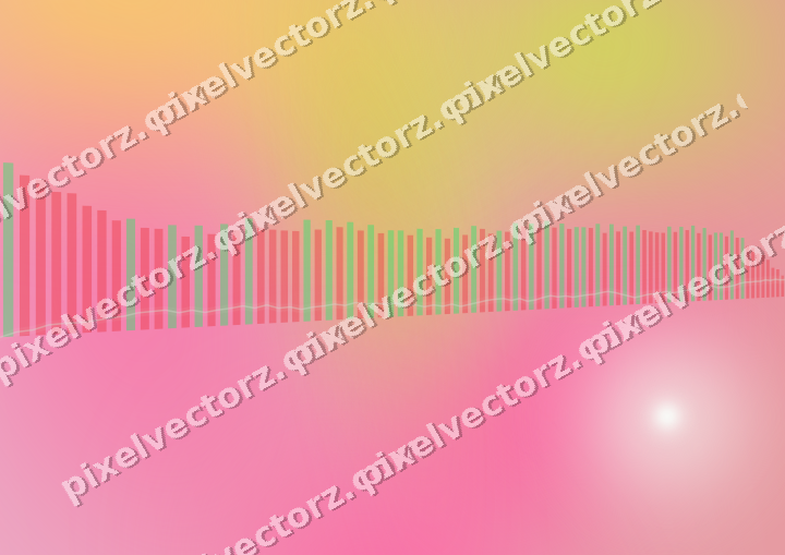 Soft pastel chart background in lime and amber
