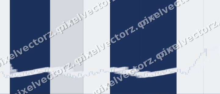 Glowing neon chart background in blue