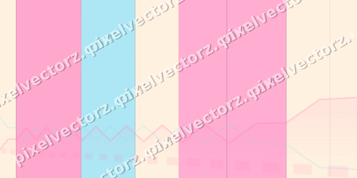 Glowing neon chart background in pink and cyan
