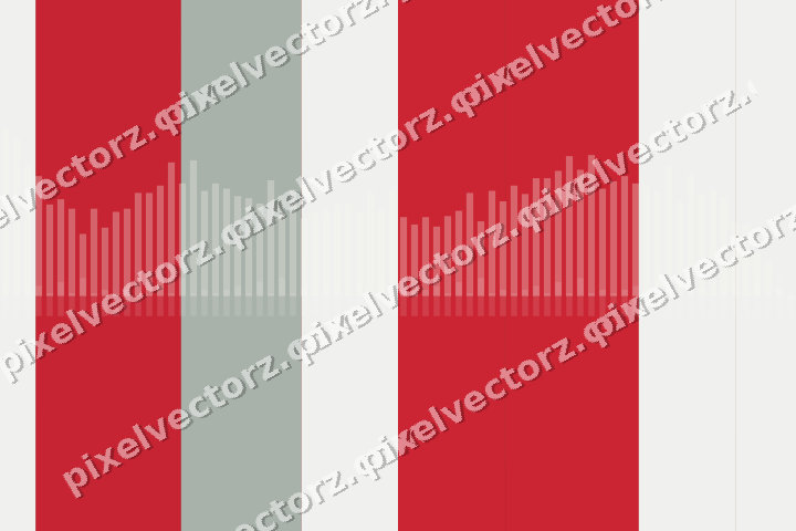 Glowing neon chart background in red and pale lime