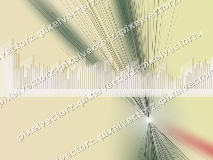 Soft pastel chart background in dark green and red