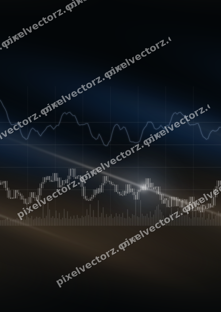 Nahtloser Neon Diagramm Hintergrund in Blau und Orange