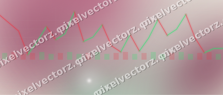 Soft pastel chart background in dark pink and green