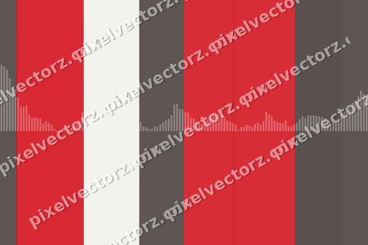 Glowing neon chart background in red and amber