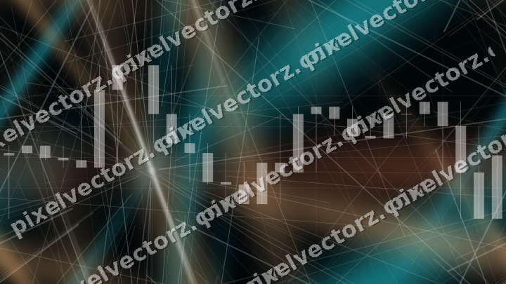 Nahtloser Neon Diagramm Hintergrund in Petrol und Orange