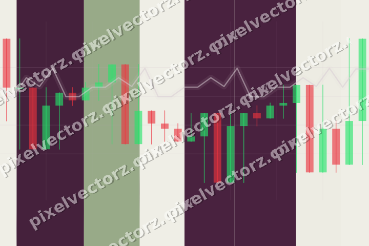 Soft pastel chart background in dark magenta and lime