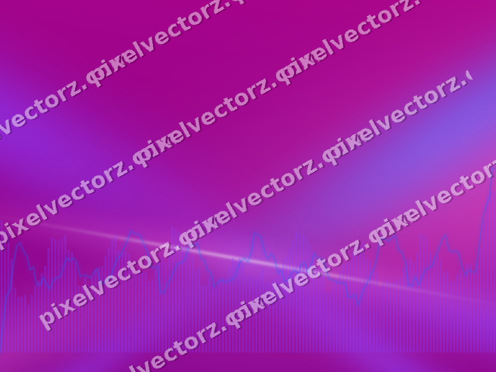 Glowing neon chart background in purple and blue
