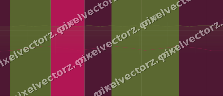 Soft pastel chart background in lime and pink