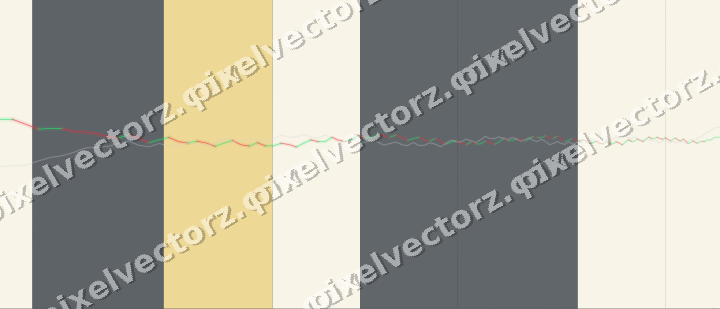 Glowing neon chart background in amber and grey