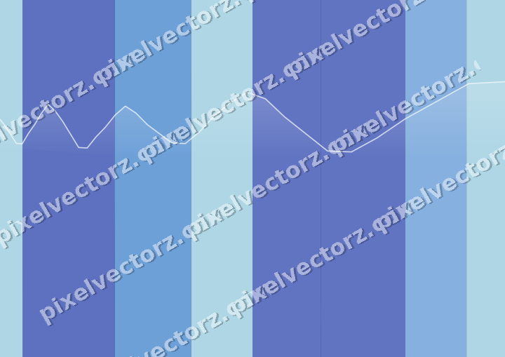 Glowing neon chart background in blue and cyan