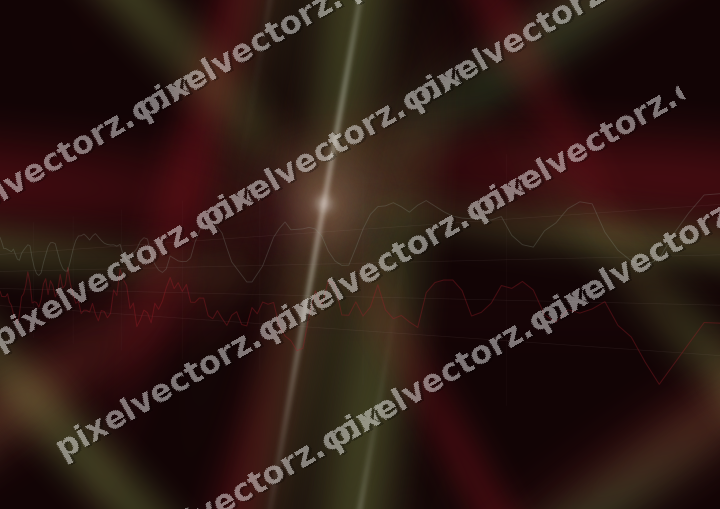 Nahtloser Neon Diagramm Hintergrund in Rot und Grün