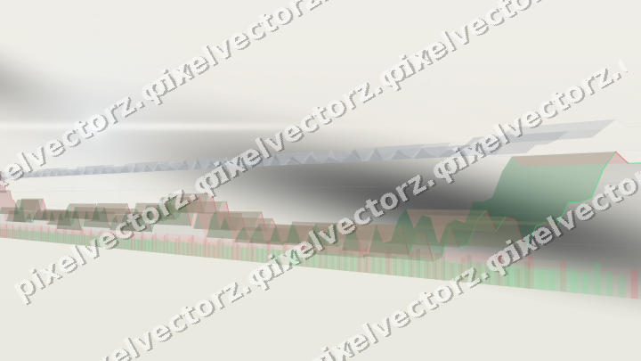 Soft pastel chart background in red and pale amber