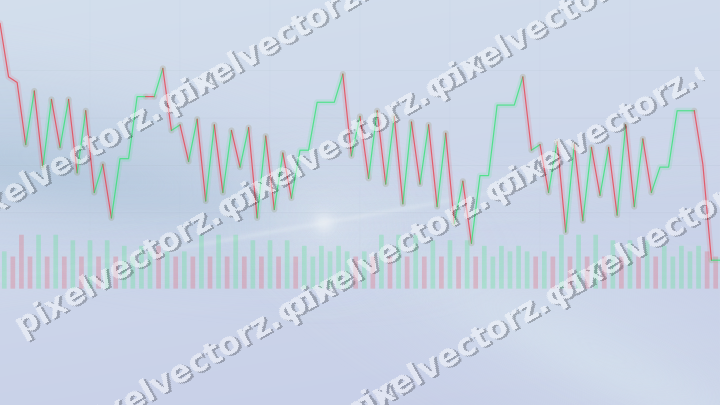 Soft pastel chart background in blue and orange