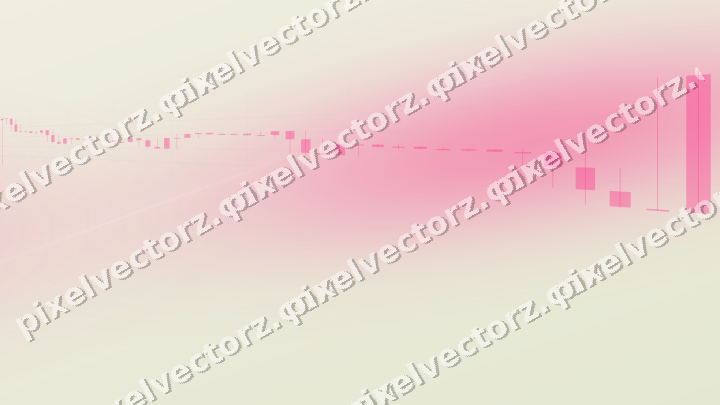 Soft pastel chart background in pink and orange