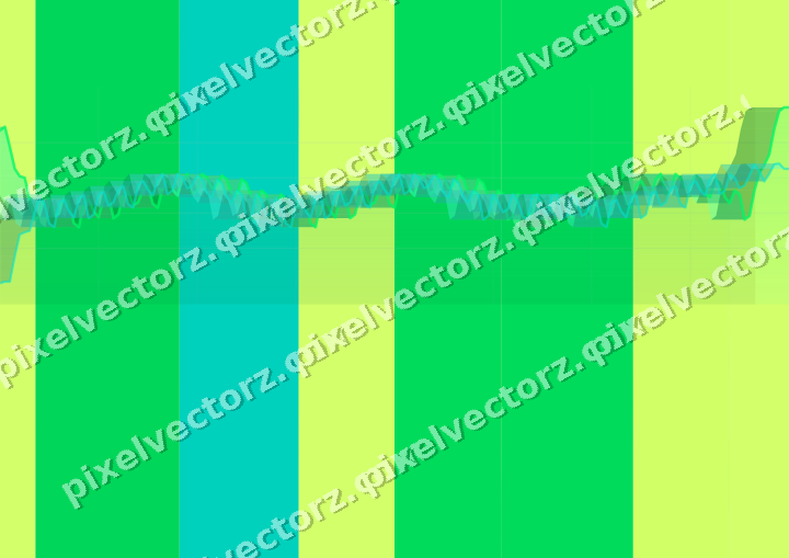 Soft pastel chart background in green and lime
