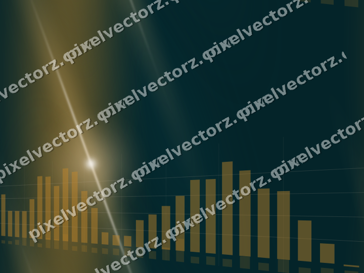 Nahtloser Neon Diagramm Hintergrund in Bernstein und Dunkelpetrol
