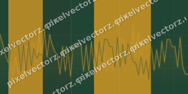 Soft pastel chart background in amber and dark green