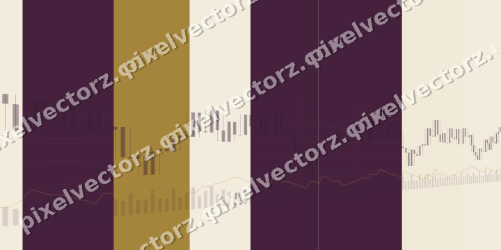 Soft pastel chart background in dark magenta and amber