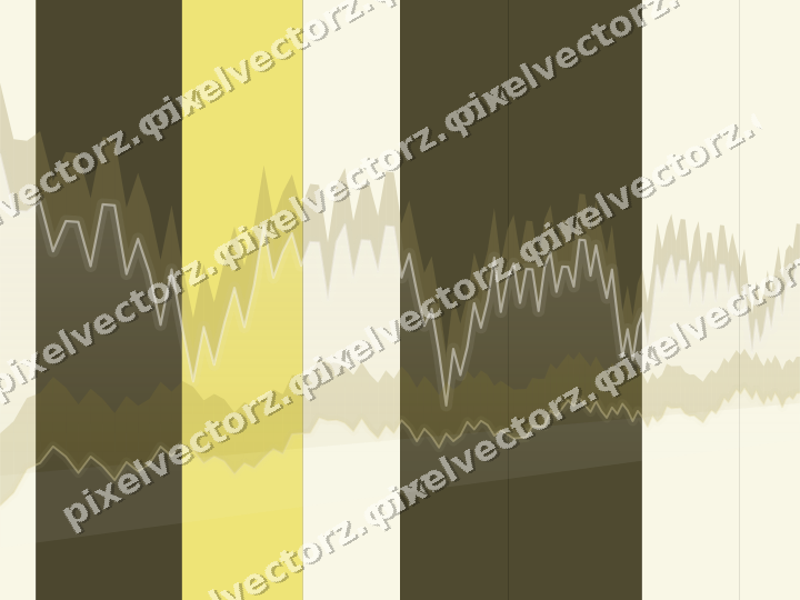 Glowing neon chart background in amber and yellow