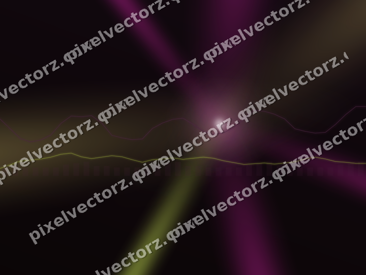 Glowing neon chart background in magenta and lime