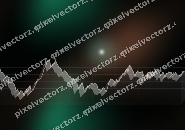 Nahtloser Neon Diagramm Hintergrund in Grün und Orange