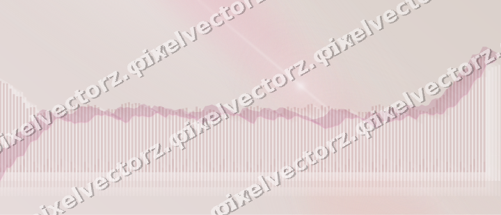 Soft pastel chart background in pale pink and pale red