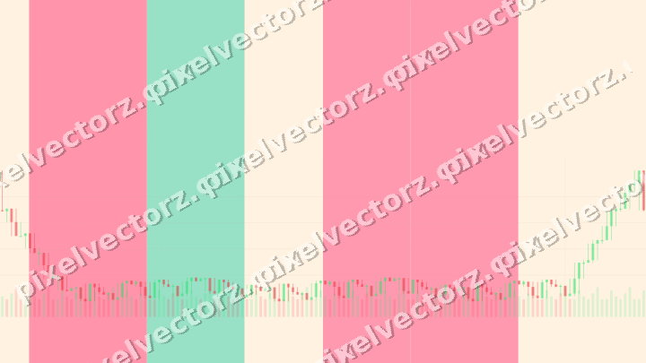 Soft pastel chart background in pale pink and pale amber