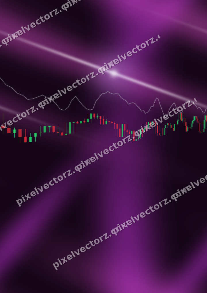 Nahtloser Neon Diagramm Hintergrund in Violett und Blau
