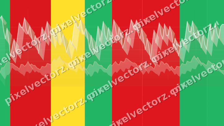 Soft pastel chart background in red and orange
