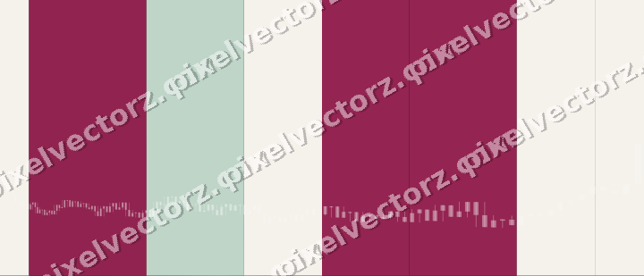 Glowing neon chart background in pink and green