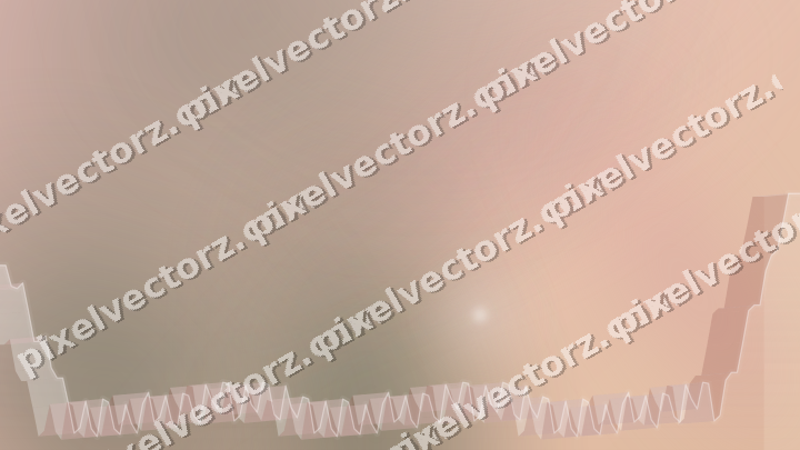 Soft pastel chart background in red and dark green