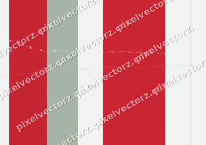Glowing neon chart background in red and green