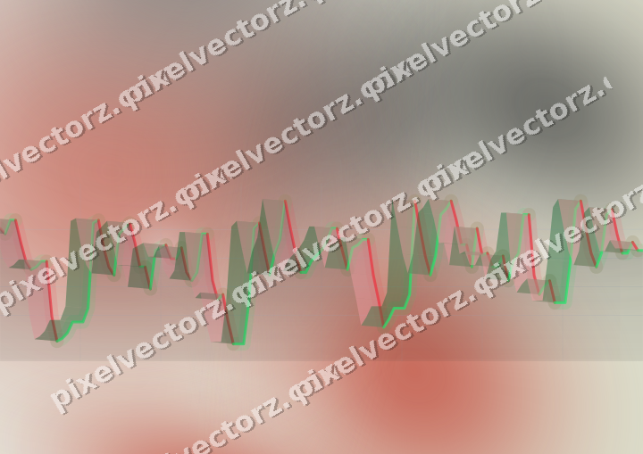 Soft pastel chart background in red and pale amber