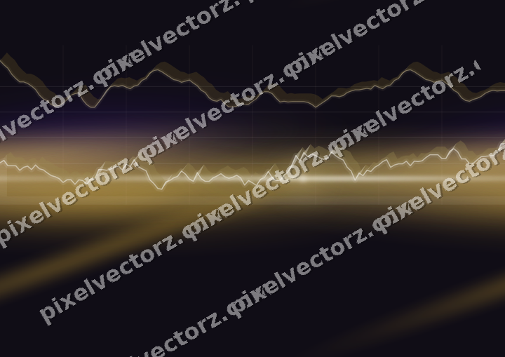 Nahtloser Neon Diagramm Hintergrund in Bernstein und Violett