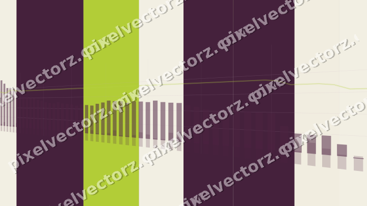 Soft pastel chart background in dark magenta and lime