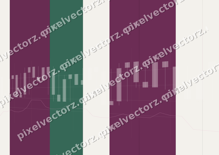 Glowing neon chart background in magenta and pink