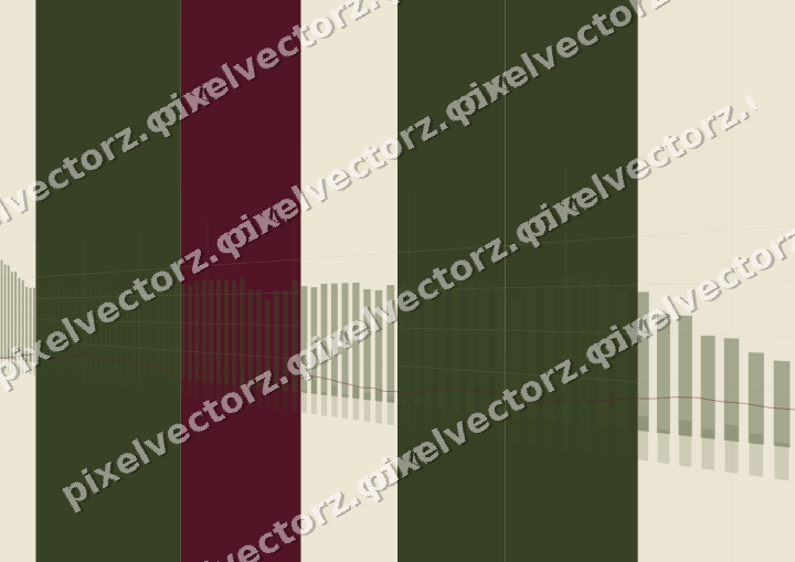 Soft pastel chart background in dark lime and dark pink