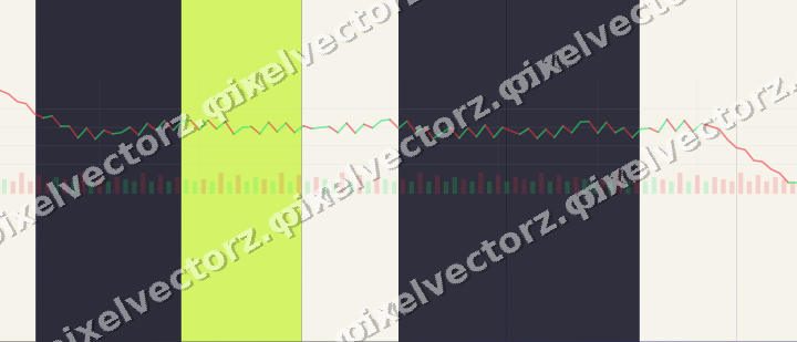 Glowing neon chart background in blue and purple
