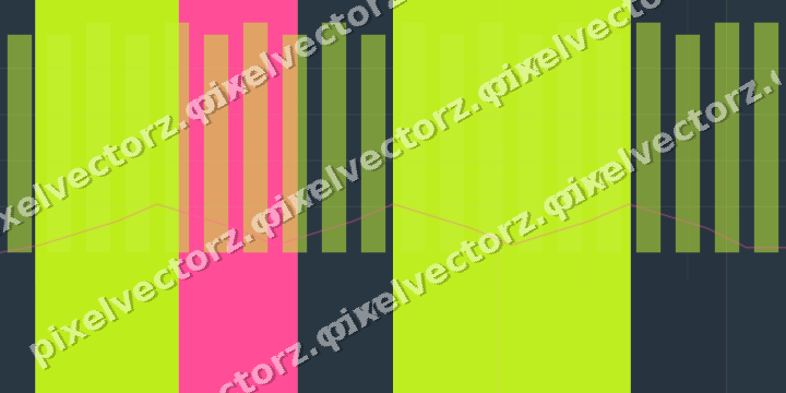 Soft pastel chart background in lime and amber