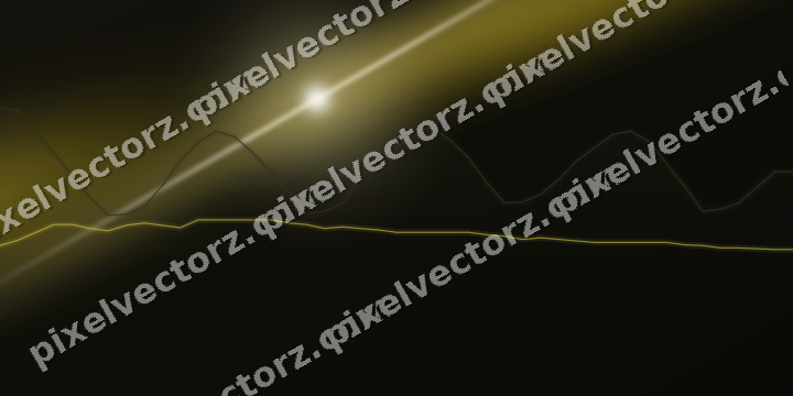 Glowing neon chart background in amber and yellow