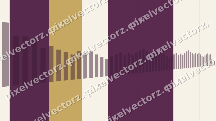Glowing neon chart background in dark magenta and amber