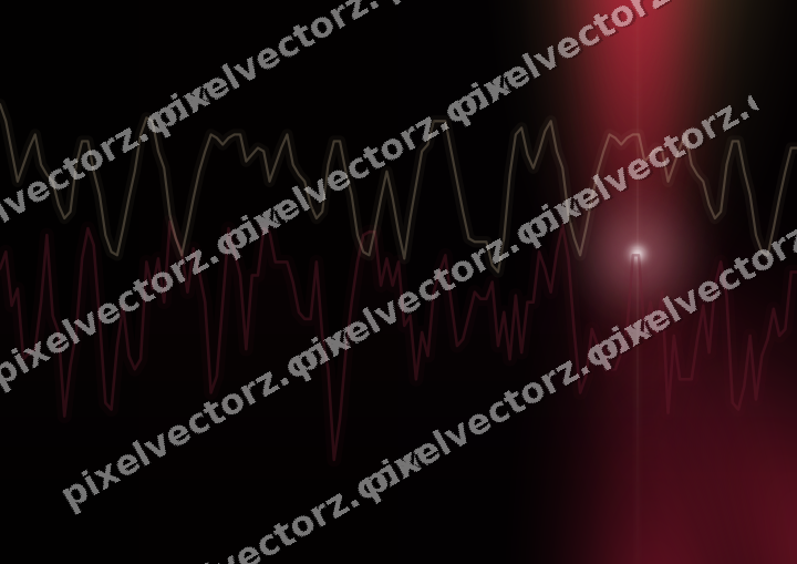 Leuchtender Neon Diagramm Hintergrund in Rosa und Rot