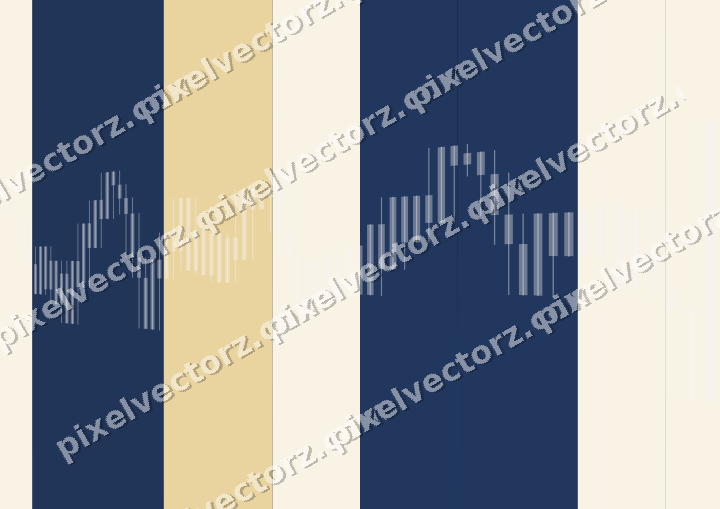 Glowing neon chart background in blue and amber